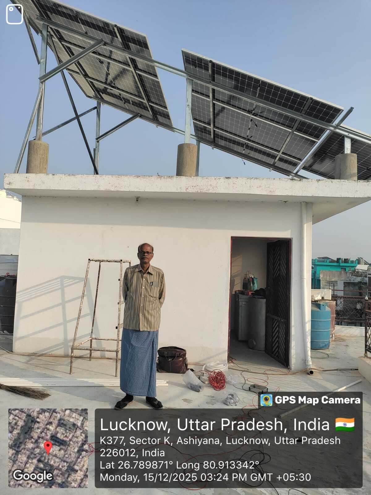 Solar company in Lucknow — completed EPC project